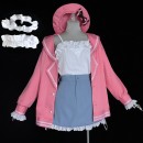 ブルーアーカイブ　浅黄ムツキ　コスプレ衣装　コスチューム　かわいい　仮装　ゲーム　ピンク