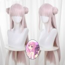 かつて魔法少女と悪は敵対していた　深森白夜　かつら　ウイッグ　コスプレ　薄いピンク　ロング