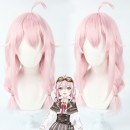 永雛タフィー　ウイッグ　コスプレ　小顔　三つ編み　Vtuber　ピンク　かわいい