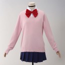 ダンダダン 綾瀬桃 あやせもも モモ セーター JK かわいい  ピンク コスプレ衣装 暖かい