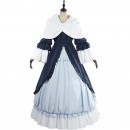 ゴシック　ヴィクトリカ　コスプレ衣装　青いドレス　かわいい　コスチューム　変装