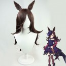 ウマ娘 プリティーダービー Pretty Derby ライスシャワー コスプレかつら かわいい しっぽ 撮影