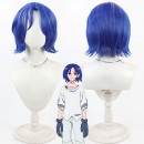 機動戦士Gundam GQuuuuuuX シュウジ・イトウ コスプレかつら かわいい 青い 撮影