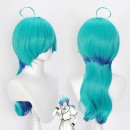 ロックは淑女の嗜みでして 院瀬見ティナ いせみ ティナ コスプレかつら かわいい ブルー 撮影