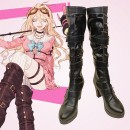 ニュー ダンガンロンパV3 みんなのコロシアイ新学期 入間美兎 いるま みう コスプレ靴 撮影 かわいい オーダーメイド