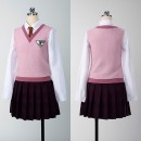 ニュー ダンガンロンパV3 みんなのコロシアイ新学期 赤松楓 あかまつ かえで コスプレ衣装 スカート コスチューム かわいい 撮影