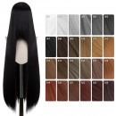 コスプレかつら かわいい シルバーグレー 撮影 耐熱 高品質 万能かつら ストレートのロングヘア