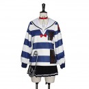 HUNDREDLINE-最終防衛学園- 飴宮怠美 あめみやだるみ コスプレ衣装 普段着 制服 スカート コスチューム