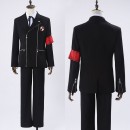 ペルソナ3　結城理　コスプレ衣装　制服風　コスチューム　私立月光館学園　仮装　ブラック