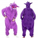 ポケットモンスターシリーズ  ゲンガー Gangar コスプレ衣装  着ぐるみ パジャマ(部屋着)