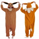 ポケットモンスターシリーズ  イーブイ Eevee コスプレ衣装  着ぐるみ パジャマ(部屋着) コスチューム