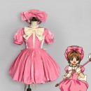 カードキャプターさくら コスプレ衣装 ワンピース かわいい 桃色 コスチューム