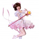 カードキャプターさくら コスプレ衣装 ピンク 戦闘服 コスチューム かわいい