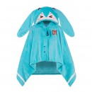 初音ミク　着る毛布　もふもふ　かわいい　クッション　ミクちゃん　マント