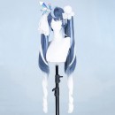初音ミク 雪ミク コスプレかつら かわいい 撮影 ポニーテール