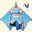 初音ミク Miku コスプレ衣装 きもの かわいい うさぎ郎 コスチューム
