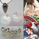 もののけ姫　ネックレス　頚飾り　ピアス　イアリング　コスプレ道具　
