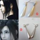 ファイナルファンタジーシリーズ　ティファ?ロックハート　Da Hu Fa　彩　ピアス　イアリング　コスプレ道具