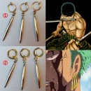 ONE PIECE　ワンピース　ロロノア・ゾロ　海賊女帝　ボア・ハンコック　ピアス　イアリング　コスプレ道具