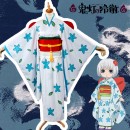 鬼灯の冷徹　座敷童子　二子　にこ　白　着物　浴衣　既製品