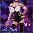 League of Legends　lol　リーグ・オブ・レジェンド アーリ　黒色　コスプレ衣装