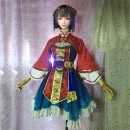 真・三國無双8　大喬　コスプレ衣装　スカート　赤　オーダーメイド