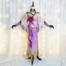 真・三國無双8　貂蝉　コスプレ衣装　スカート　牡丹色　オーダーメイド