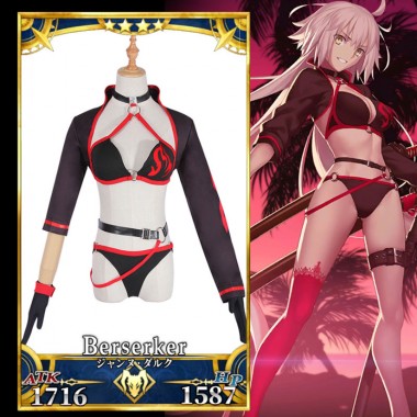 Fate/Grand Order コスプレ 概念礼装 水着ジャンヌオルタ 狂邪ンヌ 水着邪ンヌ 水着 コスプレ 衣装 FGO コスプレ 夏物 ビキニ