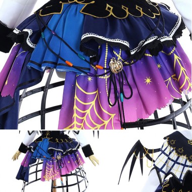 Lovelive Sunshine ラブライブ Aqours ハロウィン編 覚醒後 津島善子 豪華セット 魔女風 ハロウィン コスプレ衣装 Lovelive Sunshine ラブライブ Aqours ハロウィン編 覚醒後 津島善子 豪華セット 魔女風 ハロウィン コスプレ衣装