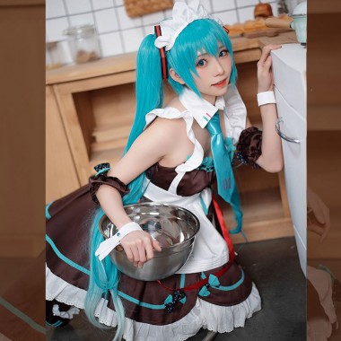 初音ミク miku チョコレート 喫茶店 メイド服